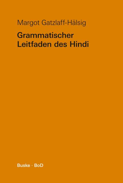 Grammatischer Leitfaden des Hindi