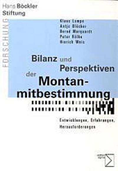 Bilanz und Perspektiven der Montanmitbestimmung