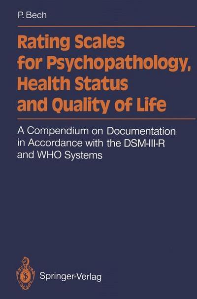 Rating Scales for Psychopathology, Health Status and Quality of Life