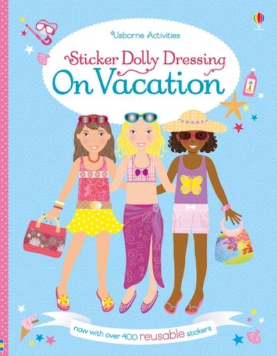 Sticker Dolly Dressing on Vacation