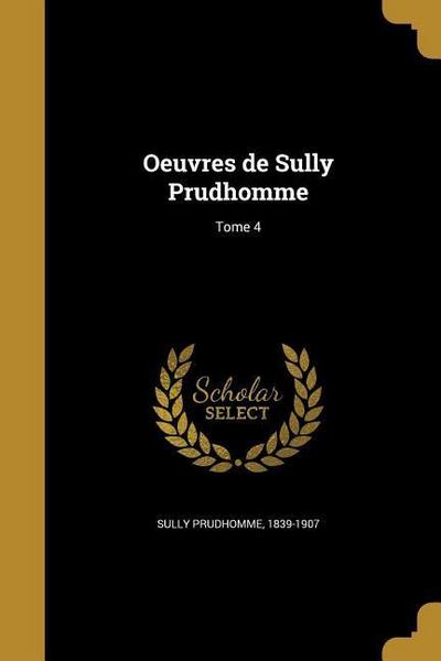 FRE-OEUVRES DE SULLY PRUDHOMME