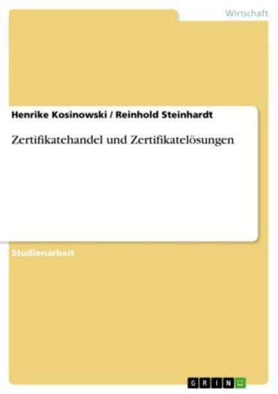 Zertifikatehandel und Zertifikatelösungen