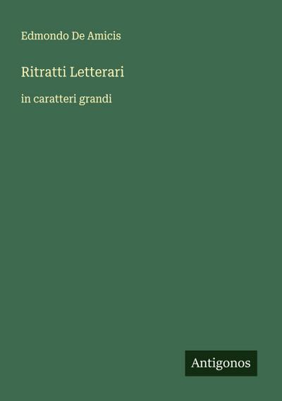 Ritratti Letterari