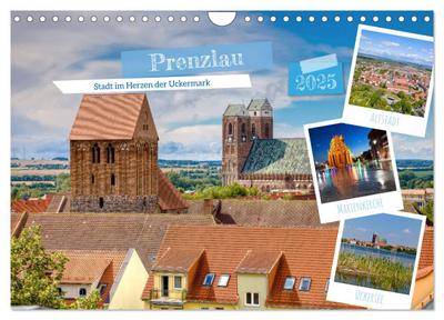 Prenzlau - Stadt im Herzen der Uckermark (Wandkalender 2025 DIN A4 quer), CALVENDO Monatskalender