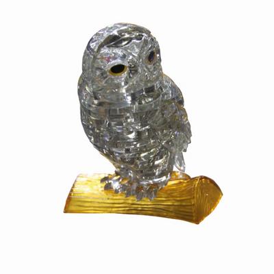 HCM Kinzel 59157 3D Crystal Puzzle-Eule 42 Teile, bunt