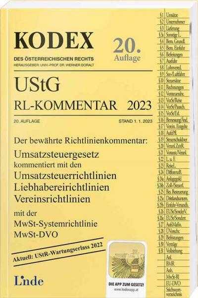 KODEX UStG-Richtlinien-Kommentar 2023