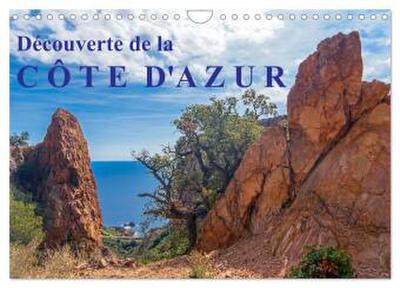 Découverte de la Côte d’Azur (Calendrier mural 2026 DIN A4 vertical), CALVENDO calendrier mensuel