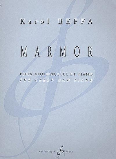 Marmorpour violoncelle et piano