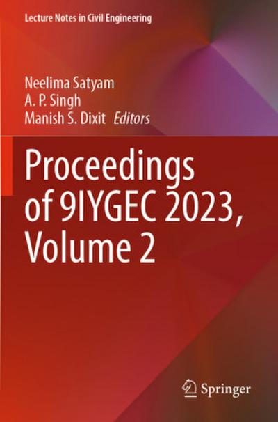 Proceedings of 9IYGEC 2023, Volume 2
