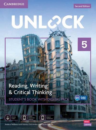 Unlock Level 5 Reading, Writing and Critical Thinking Student’s Book with Digital Pack