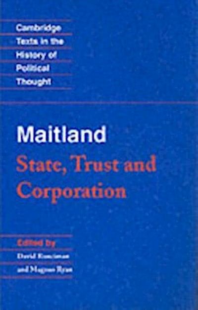 Maitland: State, Trust and Corporation