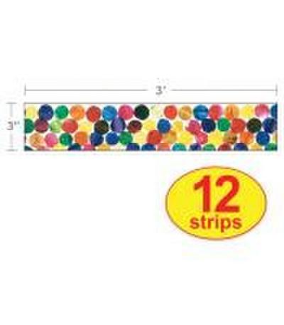 The Very Hungry Caterpillar(tm) Dots Straight Bulletin Board Borders