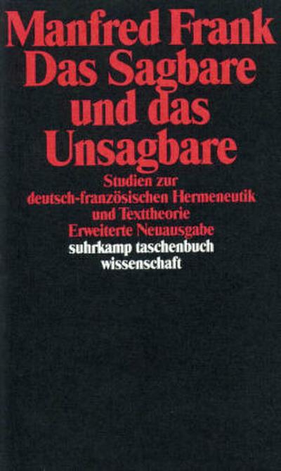 Das Sagbare und das Unsagbare