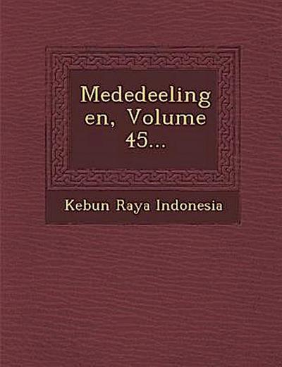 Mededeelingen, Volume 45...