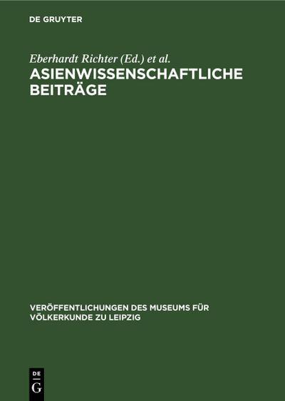 Asienwissenschaftliche Beiträge