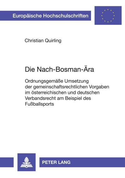 Die Nach-Bosman-Ära