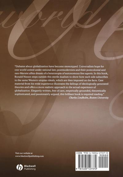 A World Beyond Difference: Cultural Identity in the Age of Globalization