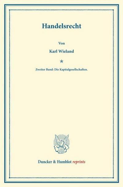 Handelsrecht.