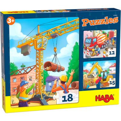 Puzzles Baustellenfahrzeuge