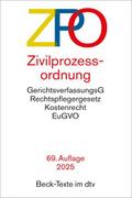 Zivilprozessordnung von  | Taschenbuch