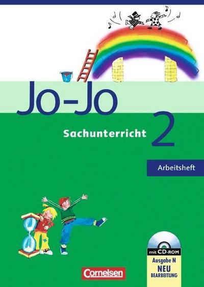 Jo-Jo Sachunterricht, Ausgabe N 2. Schuljahr, Arbeitsheft m. CD-ROM