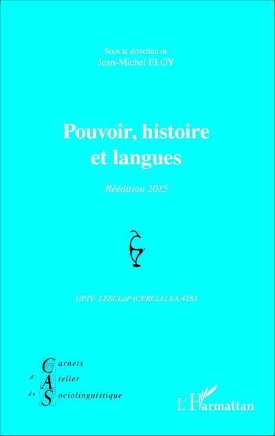 Pouvoir, histoire et langues