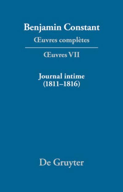 Journal intime (1811-1816). Carnet. Livres de dépenses