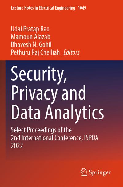 Security, Privacy and Data Analytics