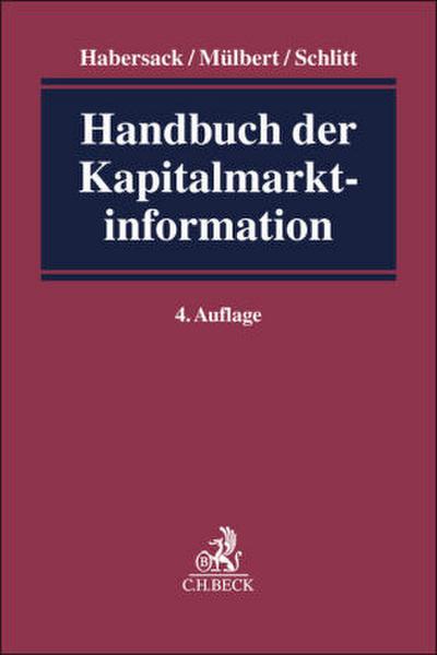 Handbuch der Kapitalmarktinformation