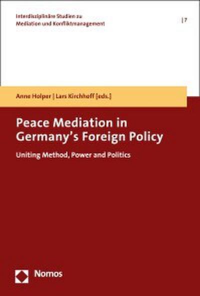 Peace Mediation in Germany’s Foreign Policy