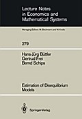 Estimation of Disequilibrium Models