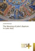 The Meaning of John’s Baptism in Luke-Acts