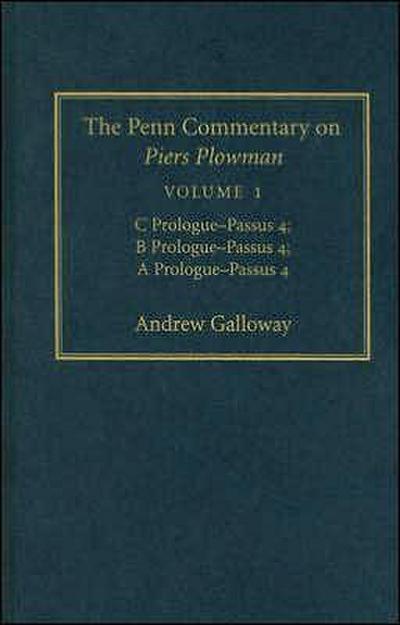 The Penn Commentary on Piers Plowman, Volume 1