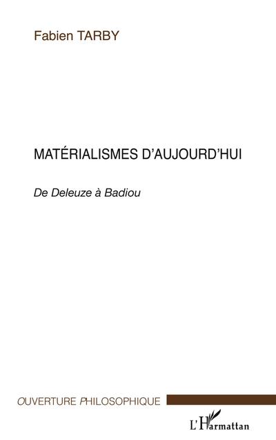 Matérialismes d’aujourd’hui