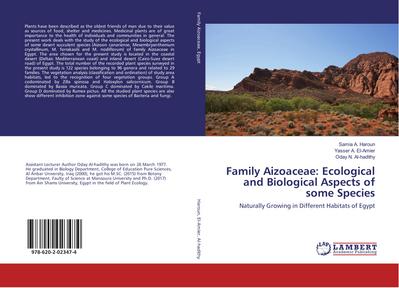 Family Aizoaceae: Ecological and Biological Aspects of some Species