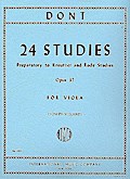 24 Studies op.37for viola