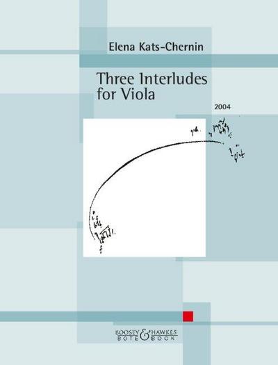 Kats-Chernin, E: Three Interludes Viola