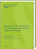 Beiträge zum 19. Arbeitstreffen der Europäischen Slavistischen Linguistik (Polyslav