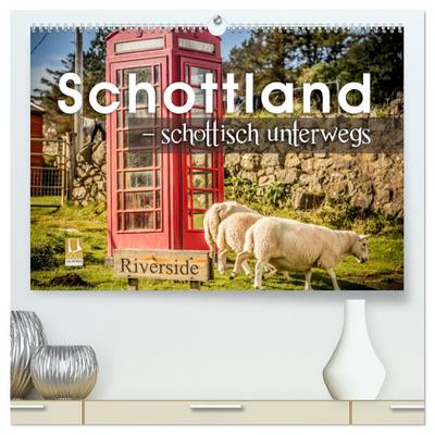 Schottland - schottisch unterwegs (hochwertiger Premium Wandkalender 2026 DIN A2 quer), Kunstdruck in Hochglanz