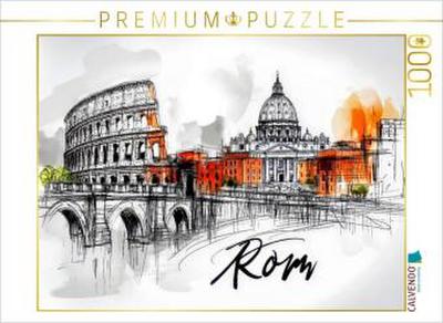 CALVENDO Puzzle Rom | 1000 Teile Lege-Größe 64x48cm Foto-Puzzle für glückliche Stunden