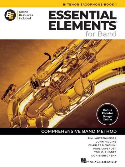 Essential Elements for Band - BB Tenor Saxophone Book 1 with Online Resources