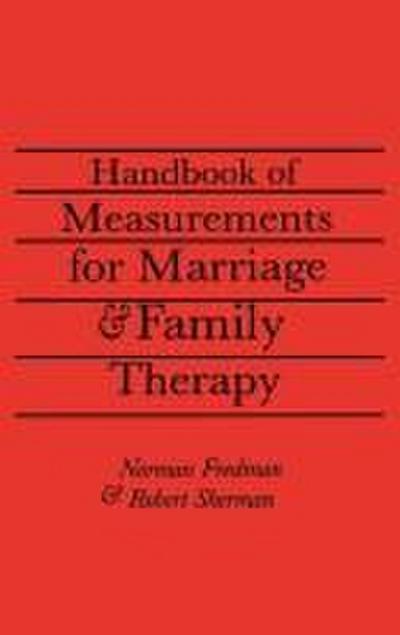 Handbook Of Measurements For Marriage And Family Therapy
