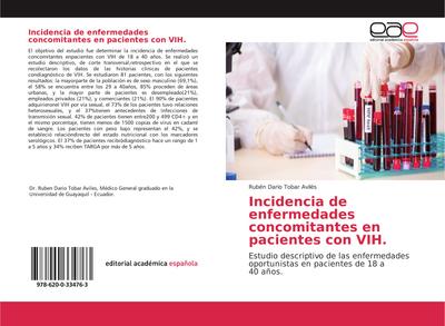 Incidencia de enfermedades concomitantes en pacientes con VIH.