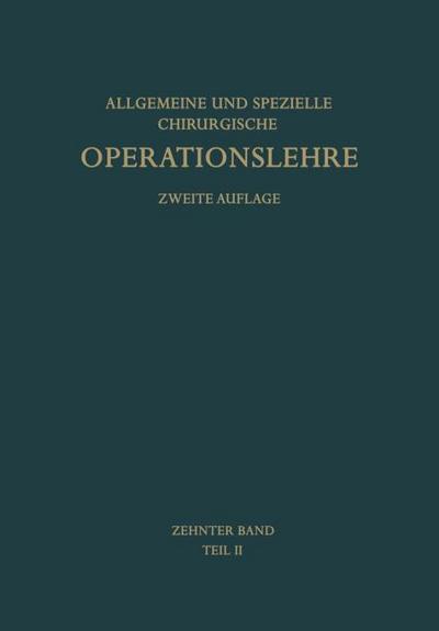 Die Operationen an den Extremitäten