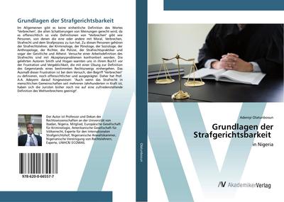 Grundlagen der Strafgerichtsbarkeit