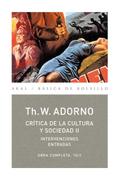 Crítica de la cultura y sociedad II