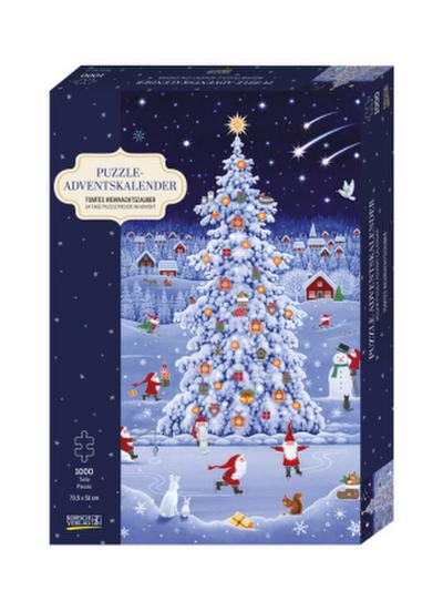 Puzzle-Adventskalender ’Tomtes Weihnachtszauber’