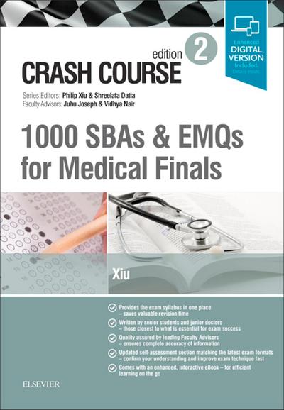 Crash Course: 1000 SBAs and EMQs for Medical Finals