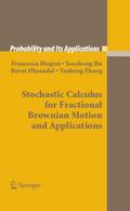 Stochastic Calculus for Fractional Brownian Motion and Applications
