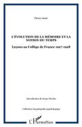Evolution de la memoire et la notion du temps